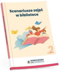 Okładka książki Scenariusze zajęć w bibliotece cz. 2