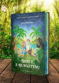 Serce z bursztynu. Autor: Śliwińska Anna. Dobreksiazki.pl Okładka książki Serce z bursztynu