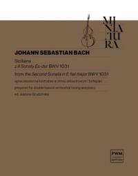 Okładka książki Siciliana z II Sonaty Es-dur BWV 1031