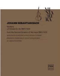Okładka książki Siciliana z II Sonaty Es-dur BWV 1031