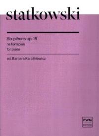 Okładka książki Six pieces op.16 na fortepian
