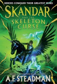 Skandar and the Skeleton Curse. Autor: A.F. Steadman. Dobreksiazki.pl Okładka książki Skandar and the Skeleton Curse