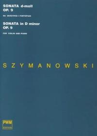 Okładka książki Sonata d-moll op. 9 na skrzypce i fortepian
