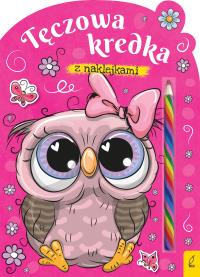 Sowa. Tęczowa kredka. Autor: Opracowanie zbiorowe. Dobreksiazki.pl Okładka książki Sowa. Tęczowa kredka