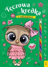 Sówka. Tęczowa kredka. Autor: Opracowanie zbiorowe. Dobreksiazki.pl Okładka książki Sówka. Tęczowa kredka