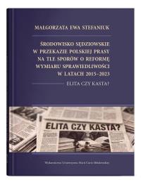 Okładka książki Środowisko sędziowskie w przekazie polskiej...