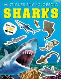 Sticker Encyclopedia Sharks. Wydawca: DK. Dobreksiazki.pl Opakowanie Sticker Encyclopedia Sharks