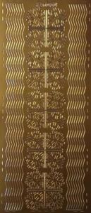 Opakowanie Stiker ażurowy 10x23cm bordiurka złoty