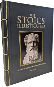 Stoics Illustrated wer. angielska. Autor: Paul Scade. Dobreksiazki.pl Okładka książki Stoics Illustrated wer. angielska