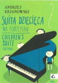 Okładka książki Suita dziecięca na fortepian