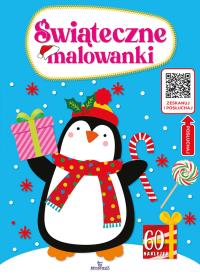 Świąteczne malowanki. Autor: Matusiak Monika. Dobreksiazki.pl Okładka książki Świąteczne malowanki