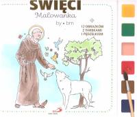 Święci malowanka. Autor: by.bm. Dobreksiazki.pl Okładka książki Święci malowanka