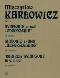 Okładka książki Symfonia e-moll ''Odrodzenie'' op. 7
