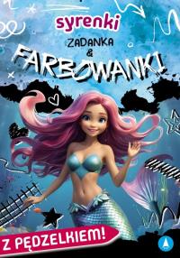 Syrenki. Zadanka & farbowanki. Autor: Monika Ślizowska. Dobreksiazki.pl Okładka książki Syrenki. Zadanka & farbowanki