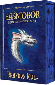 Tajemnice smoczego azylu. Baśniobór. Tom 4 (ilustrowane brzegi). Autor: Brandon Mull. Dobreksiazki.pl Okładka książki Tajemnice smoczego azylu. Baśniobór. Tom 4 (ilustrowane brzegi)