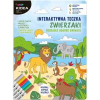 Teczka interaktywna zwierzaki KIDEA. Wydawca: Derform. Dobreksiazki.pl Opakowanie Teczka interaktywna zwierzaki KIDEA
