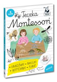 Okładka książki Teczka Montessori. 4 lata. Kapitan Nauka