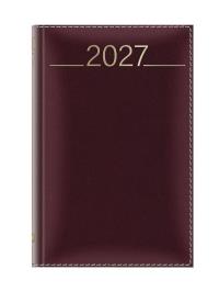 Opakowanie Terminarz 2027 B6 Madrid bordowy