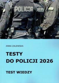 Okładka książki Testy do Policji 2026 Test wiedzy