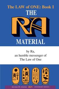 The Ra Material BOOK ONE wer. angielska. Autor: Elkins Rueckert & McCarty. Dobreksiazki.pl Okładka książki The Ra Material BOOK ONE wer. angielska