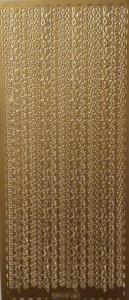 Opakowanie tiker ażurowy 10x23cm bordiurka złoty