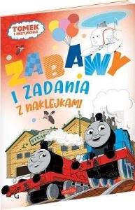 Tomek i przyjaciele. Zabawy i zadania z naklejkami - uszkodzone. Autor: Żmichowska Beata. Dobreksiazki.pl Okładka książki Tomek i przyjaciele. Zabawy i zadania z naklejkami - uszkodzone