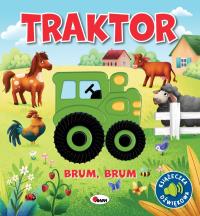 Traktor. Brum brum. Autor: Korolkiewicz Elżbieta. Dobreksiazki.pl Okładka książki Traktor. Brum brum