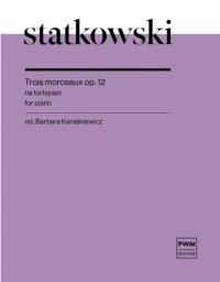Okładka książki Trois morceaux op. 12