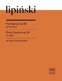 Okładka książki Trzy kaprysy op. 29 na skrzypce