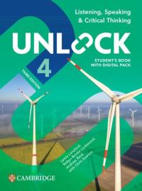 Unlock Level 4 Listening, Speaking and Critical Thinking Student's Book with Digital Pack. Autor: Lansford Lewis, Lockwood Robyn Brinks, Reid Andrew, Sowton Chris. Dobreksiazki.pl Okładka książki Unlock Level 4 Listening, Speaking and Critical Thinking Student's Book with Digital Pack