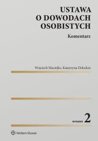 Okładka książki Ustawa o dowodach osobistych. Komentarz