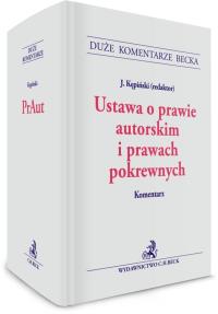 Okładka książki Ustawa o prawie autorskim i prawach pokrewnych