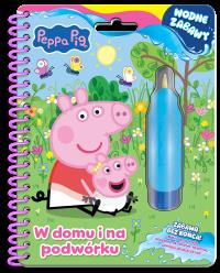 W domu i na podwórku. Świnka Peppa. Wodne zabawy. Autor: Opracowanie zbiorowe. Dobreksiazki.pl Okładka książki W domu i na podwórku. Świnka Peppa. Wodne zabawy