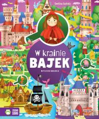 W krainie bajek. Wyszukiwanka. Autor: Ewelina Garbula. Dobreksiazki.pl Okładka książki W krainie bajek. Wyszukiwanka