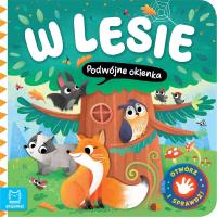 W lesie. Podwójne okienka. Otwórz i sprawdź!. Autor: Bator Agnieszka. Dobreksiazki.pl Okładka książki W lesie. Podwójne okienka. Otwórz i sprawdź!