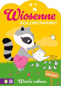 Okładka książki Wesoła zabawa. Wiosenne kolorowanki