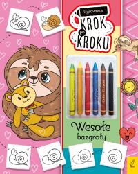 Wesołe bazgroły. Rysowanie krok po kroku z kredkami. Autor: Protasewicz Ewelina. Dobreksiazki.pl Okładka książki Wesołe bazgroły. Rysowanie krok po kroku z kredkami