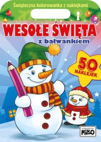 Wesołe święta z bałwankiem. Autor: Artur Rajch. Dobreksiazki.pl Okładka książki Wesołe święta z bałwankiem