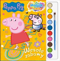 Wesołe zabawy. Świnka Peppa. Maluję, bo lubię. Autor: Opracowanie zbiorowe. Dobreksiazki.pl Okładka książki Wesołe zabawy. Świnka Peppa. Maluję, bo lubię