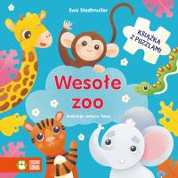 Wesołe zoo. Książka z puzzlami. Autor: Stadtmuller Ewa. Dobreksiazki.pl Okładka książki Wesołe zoo. Książka z puzzlami