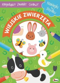 Wiejskie zwierzęta. Kolorowy zawrót głowy. Autor: Opracowanie zbiorowe. Dobreksiazki.pl Okładka książki Wiejskie zwierzęta. Kolorowy zawrót głowy
