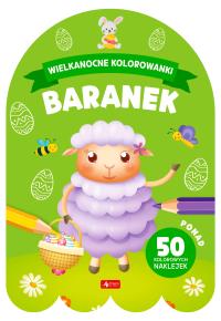 Wielkanocne kolorowanki. Baranek - uszkodzone. Autor: Opracowanie zbiorowe. Dobreksiazki.pl Okładka książki Wielkanocne kolorowanki. Baranek - uszkodzone