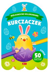 Wielkanocne kolorowanki. Kurczaczek - uszkodzone. Autor: Opracowanie zbiorowe. Dobreksiazki.pl Okładka książki Wielkanocne kolorowanki. Kurczaczek - uszkodzone