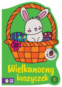 Okładka książki WIELKANOCNY KOSZYCZEK 1 WIELKANOCNE KOLOROWANKI - uszkodzone