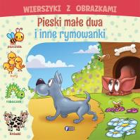 Wierszyki z obrazkami: pieski małe dwa i inne... Autor: Praca zbiorowa. Dobreksiazki.pl Okładka książki Wierszyki z obrazkami: pieski małe dwa i inne..