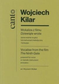 Okładka książki Wokaliza z filmu ''Dziewiąte wrota