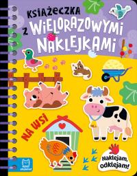Okładka książki wsi. Naklejam, odklejam!. Książeczka z wielorazowymi naklejkami