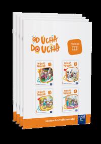Okładka książki Wychowanie przedszkolne OD UCHA DO UCHA 5-latki Poziom 3 Zestaw kart aktywności