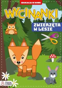 Okładka książki Wycinanki. Zwierzęta w lesie