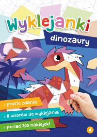 Okładka książki Wyklejanki. Dinozaury